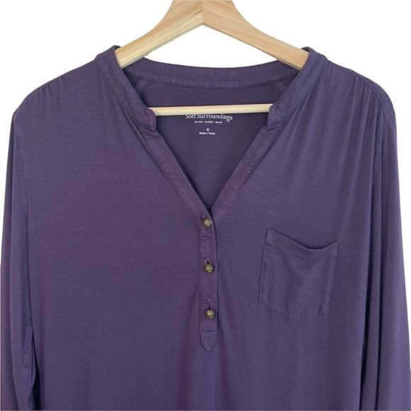 Soft Surroundings Rayon Spandex Blend Top - Picture 2 of 9